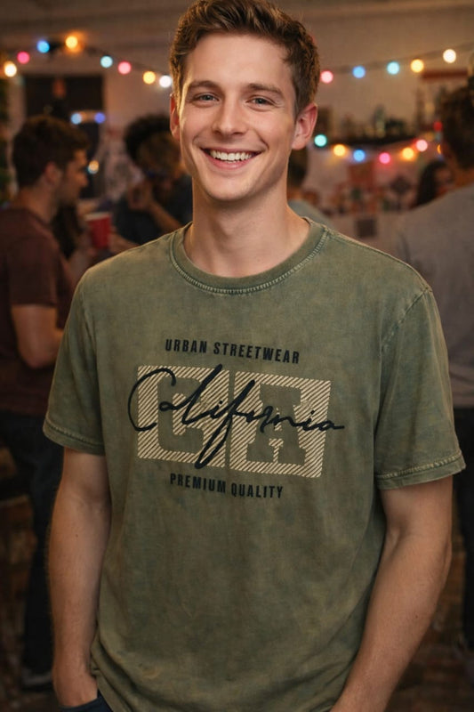 Men - Round Neck T Shirt