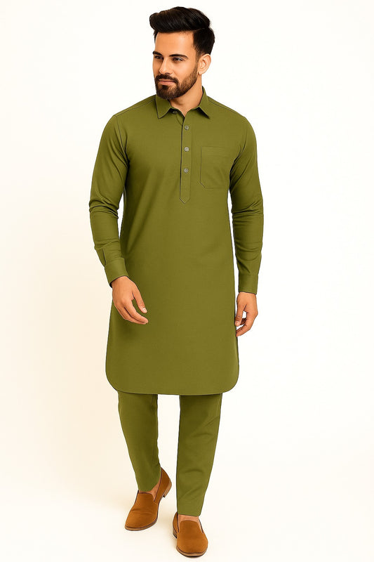 Men Cotton Ethnic Pathani Suit