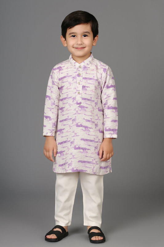 Kid - Printed Kurta Pyjama