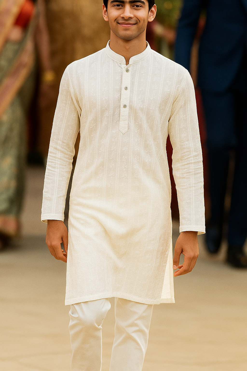 White Kurta Pajama - Boys