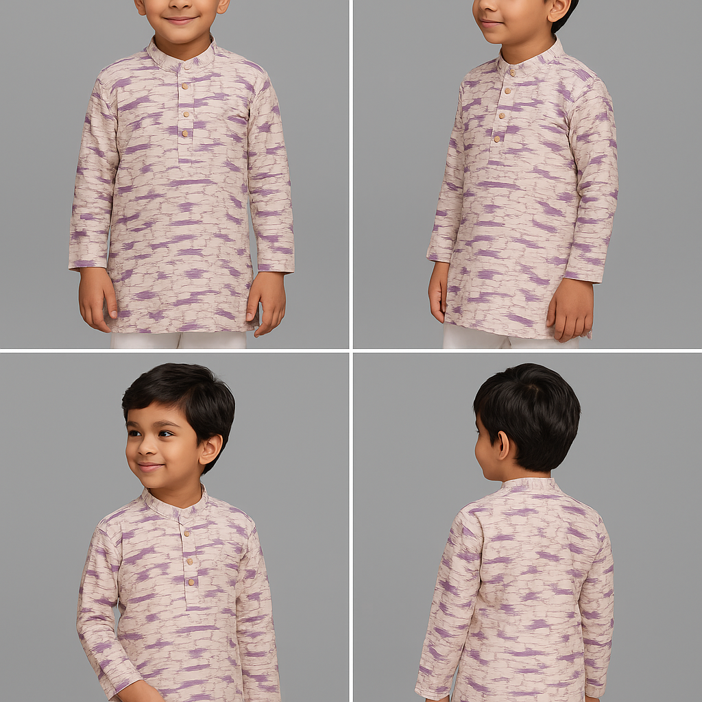 Kid - Printed Kurta Pyjama