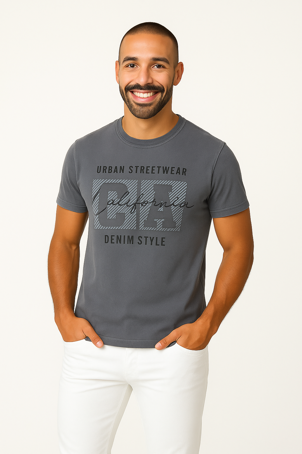 Men - Round Neck T Shirt